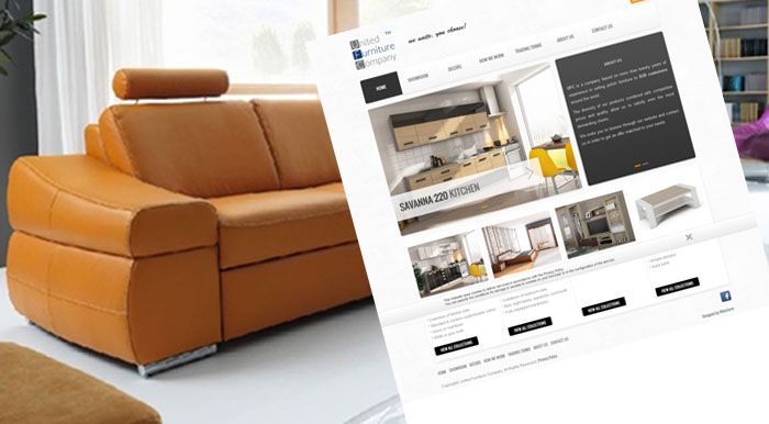 Strona internetowa dla United Furniture Company